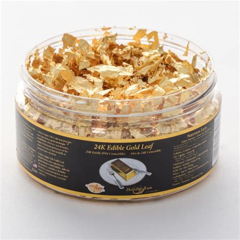 24K Edible Gold Flakes – CornucAupia Gold Leaf Manufacturing, Inc.