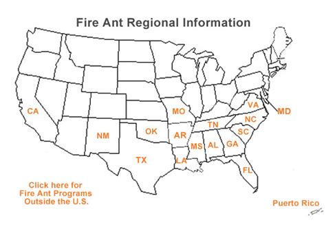 Regional Information about Fire Ants – Ant Pests