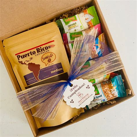 Puerto Rico Coffee and Puerto Rican Treats Boricua Gift Box | Etsy