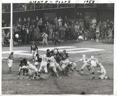 Baltimore Colts vs. NY Giants, 1958 Championship Game. Baltimore ...