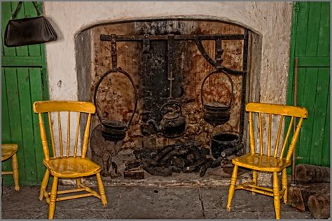 Typical 1850's Irish cottage fireplace | This was taken at G… | Flickr