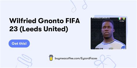 Wilfried Gnonto FIFA 23 (Leeds United) - Buymeacoffee