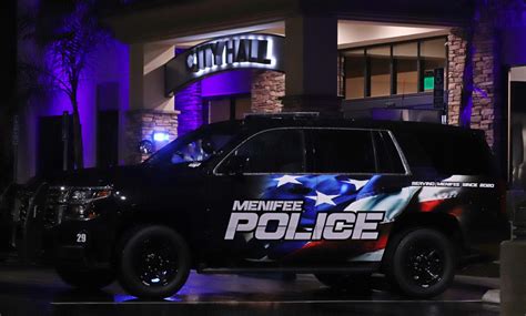 Menifee PD Reveals Its First Patrol Car - Menifee Police Department