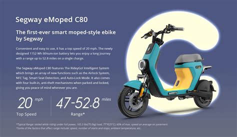 The Segway eMoped C80 seated electric scooter is a lot of fun and ...