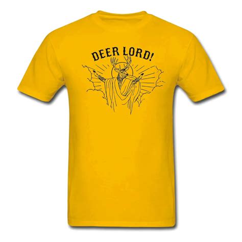 DEER LORD FUNNY PRINT T SHIRTS HARAJUKU STYLE SUMMER SHORT SLEEVE T SHIRT CAMISETA WOMEN MEN ...