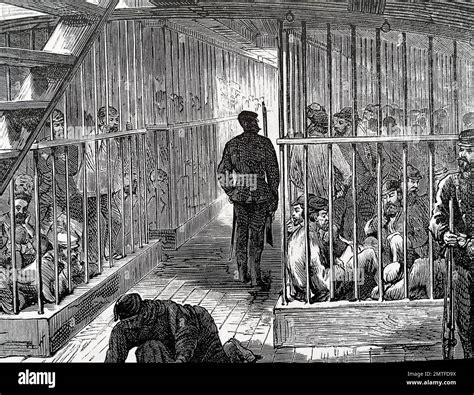 CONVICTS BEING TRANSPORTED TO AUSTRALIA about 1850 Stock Photo - Alamy