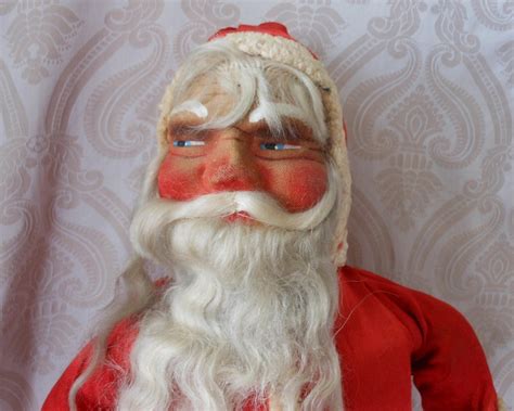 Vintage Mask Face Santa Claus from joan-lynetteantiquedolls on Ruby Lane