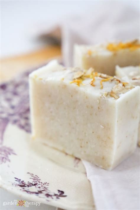 Oatmeal Soap Recipe: Naturally Relieve Dry, Itchy Skin - Garden Therapy