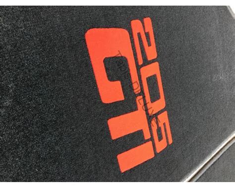 Car boot carpet for Peugeot 205 GTI