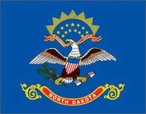 North Dakota State Flag Decal - Etsy