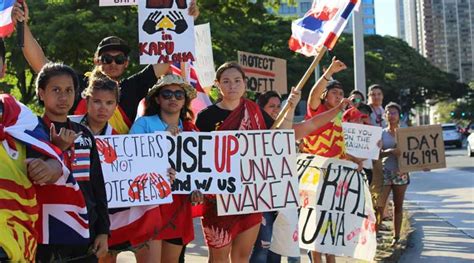 Mauna Kea Protest Against Telescope Native Hawaiians