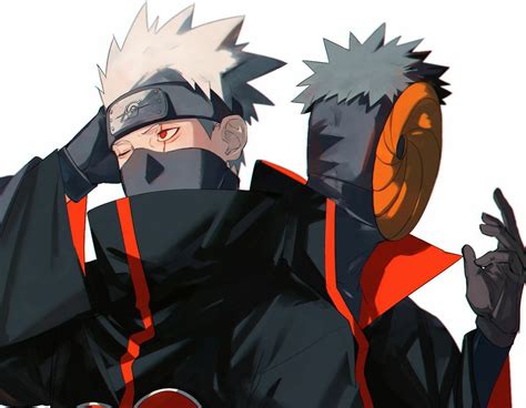 Kakashi&Obito 'Akatsuki' | Anime akatsuki, Naruto shippuden anime, Anime