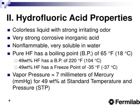 PPT - Hydrofluoric Acid Safety PowerPoint Presentation - ID:318600