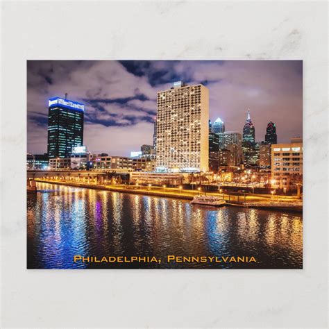 Philadelphia Skyline Postcard | Zazzle