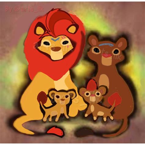 la familia de kion y rani by Arella79 on DeviantArt