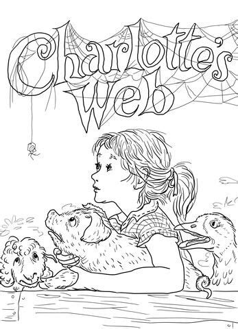 Charlotte's Web coloring page from Charlotte's web category. Select from 20946 printable crafts ...