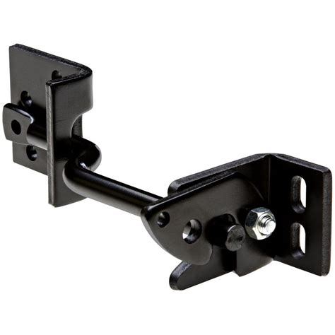 National Hardware Adjust-O-Matic 8 in. Black Heavy Duty Gate Latch-V23A ...