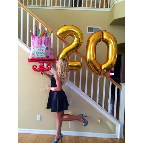 20th birthday! Birthday balloons! A little birthday photoshooot | 20th ...