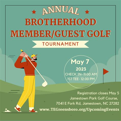 Brotherhood Golf Tournament | TE GSO Connection