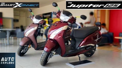 2023 New TVS Jupiter 125 SmartXconnect Launched | Bluetooth Connect ...