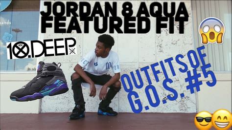 MEN'S STREETWEAR | AIR JORDAN 8 AQUA FEATURED FIT!!! (OUTFITS OF G.O.S ...