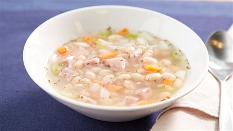 Easy Ham and Navy Bean Soup recipe from Pillsbury.com