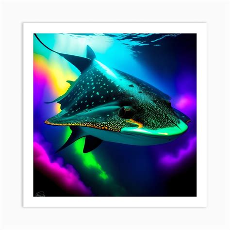 Stingray Art Print by VANGO - Fy