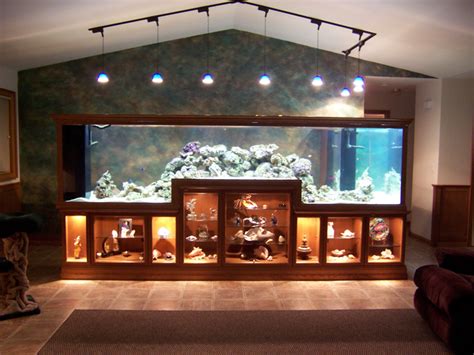 Click this image to show the full-size version. | Fish tank stand, Aquarium, Cool fish tanks