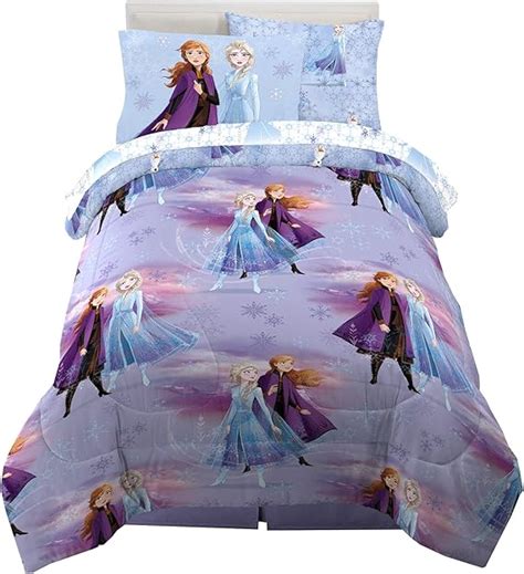 Amazon.com: Disney Frozen 2 Kids Bedding Super Soft Comforter and Sheet ...