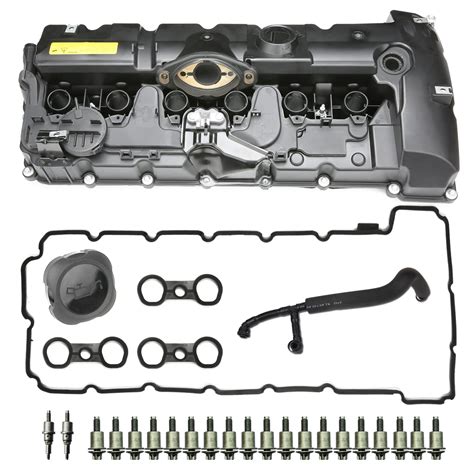 MITZONE N52 Engine Valve Cover Kit with Oil Cap & PCV Hose Compatible ...