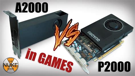 Nvidia Quadro P2000 vs A2000 in games - YouTube