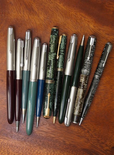 Vintage Parker fountain pens — Konsumerism run amok