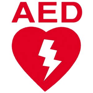 AED Full Red Sign transparent PNG - StickPNG