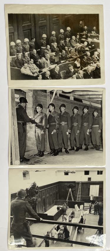 1946 Photos The Nuremberg Trial, Hermann Goering, Rudolf Hess, Joachim ...