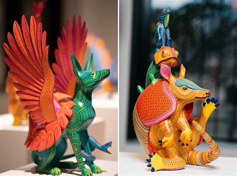 Vibrant Patterns Envelop Dozens of Mythical Animal Sculptures That ...