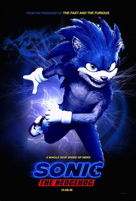 Sonic Movie Poster Edit | Sonic the Hedgehog! Amino