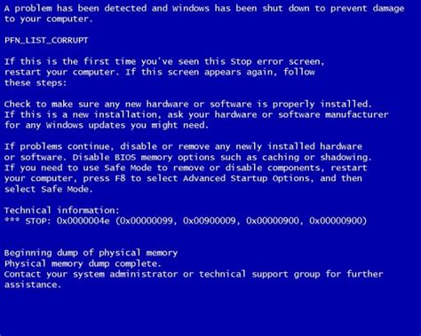 10 things that can trigger Windows Blue screen of death - Dignited