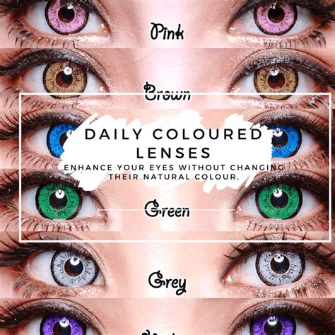 Explore a variety of daily colored contact lenses online at LENS123 ...