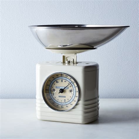 Vintage-Style Kitchen Scale with Removable Pour Bowl on Food52