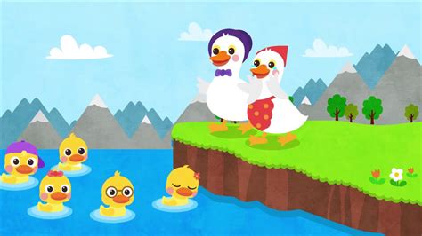 Six Little Ducks | Nursery Rhymes - YouTube