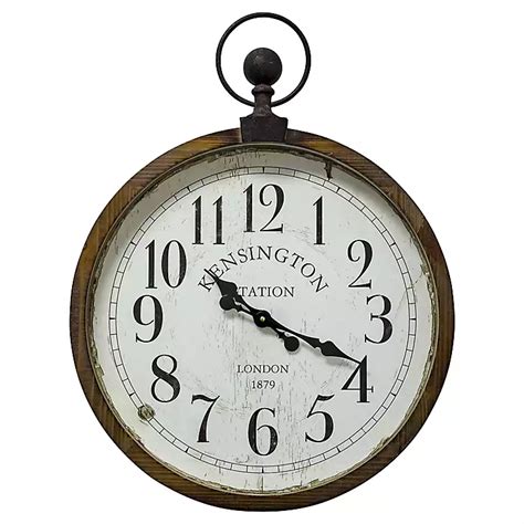 Bronze Kensington Station Pocket Wall Clock | Kirklands Home