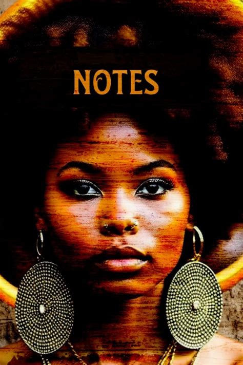 Soulful Reflections: Spiral Bound Journal with Captivating African Art of Woman with Afro and ...