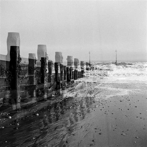Hornsea Groynes | An accidental double exposure of one (or i… | Flickr