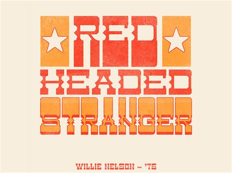 Red Headed Stranger by William Drummond on Dribbble