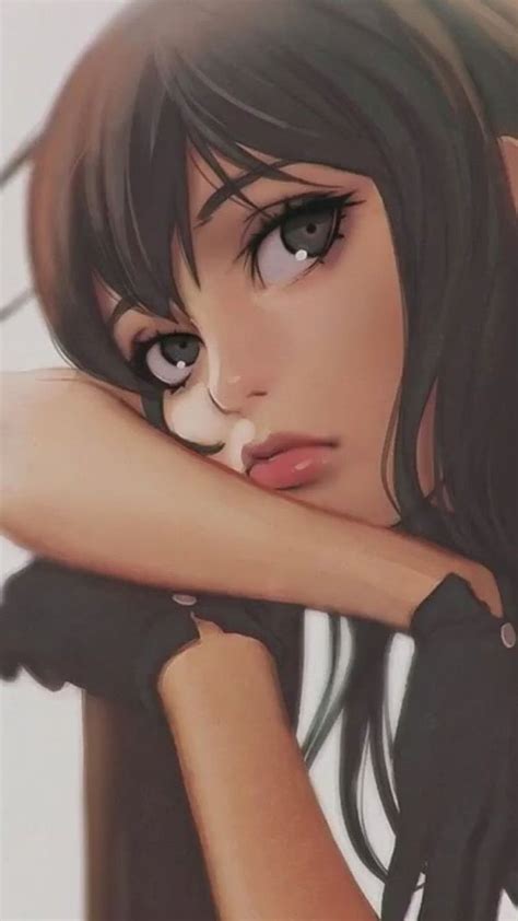 Beautiful Cartoon Girl, sad girl, cartoon, anime, HD phone wallpaper | Peakpx