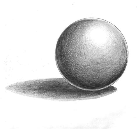 A shaded sphere, a perfect example for my new interest in shading ...