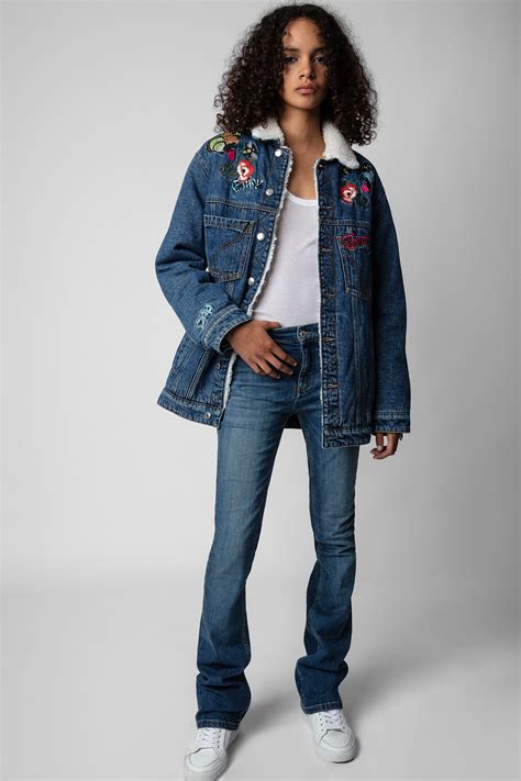 Kiome Denim Jacket jacket blue women | Zadig&Voltaire