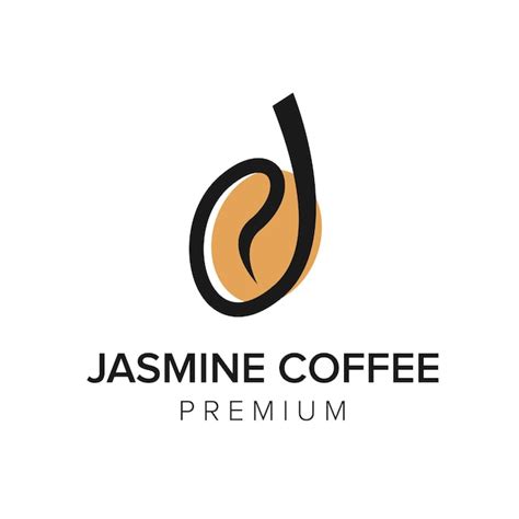 Premium Vector | Letter j coffee logo icon vector template