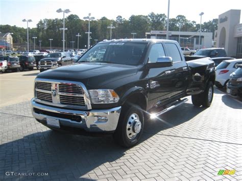 2012 Black Dodge Ram 3500 HD Laramie Longhorn Crew Cab 4x4 Dually #54684011 Photo #13 | GTCarLot ...