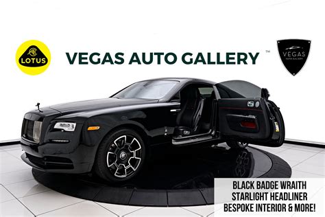 Used 2017 Rolls-Royce Wraith Black Badge For Sale (Sold) | Lotus Cars Las Vegas Stock #STKX86834